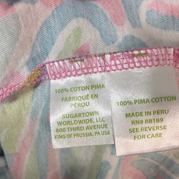 Lilly Pulitzer-Pink Shell Print Racerback Tank Dress | Size L - Picture 3 of 5